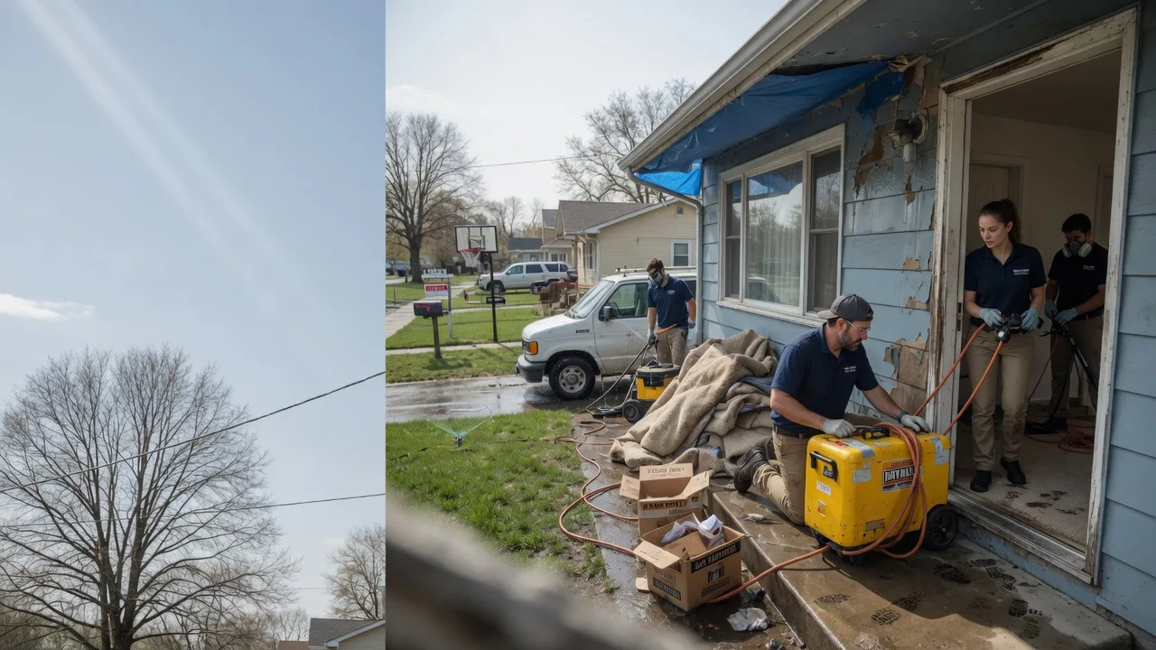 Basement Flood Cleanup in Provencal, LA near me